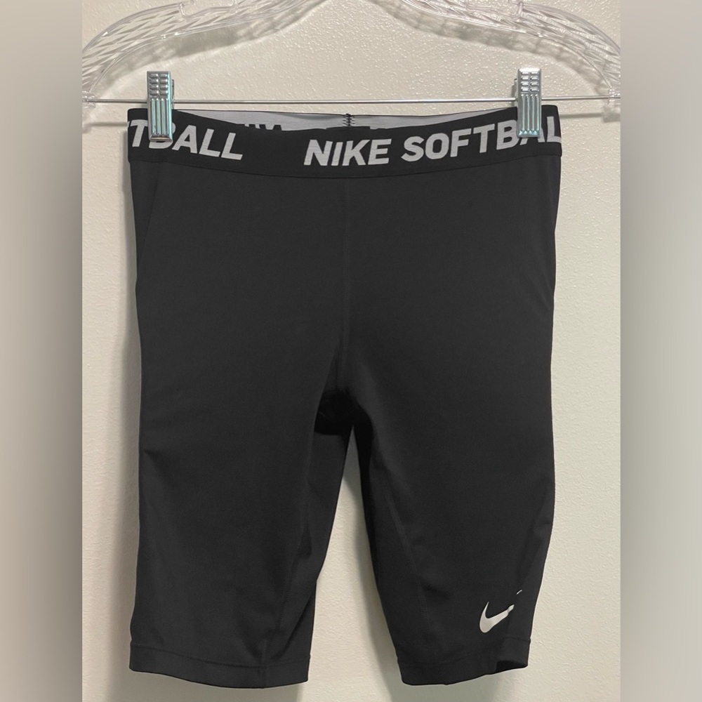 Nike Black Softball Pants with Logo Waistband